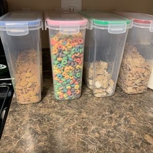 food storage containers (Qty 4)
